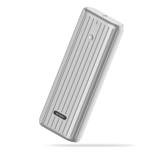 Wiwu Trunk Series 20000mAh Power Bank – Silver