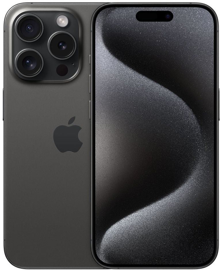 Apple iPhone 15 Pro Max 500GB Space Grey front and back view