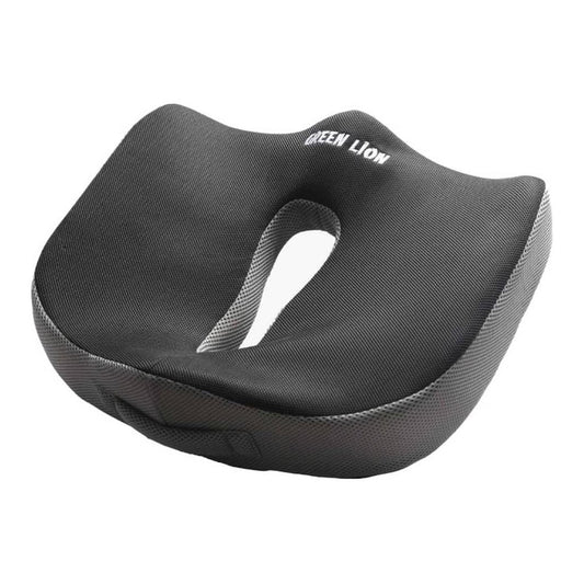 Green Lion Orthopedic Seat Cushion, Memory Foam Seat Cushion, Soft & Skin Friendly Fabric, For Lower Back Pain and Sciatica Tailbone Pain Relief, Fit for Office Chair, Car Seat, Wheelchair and more