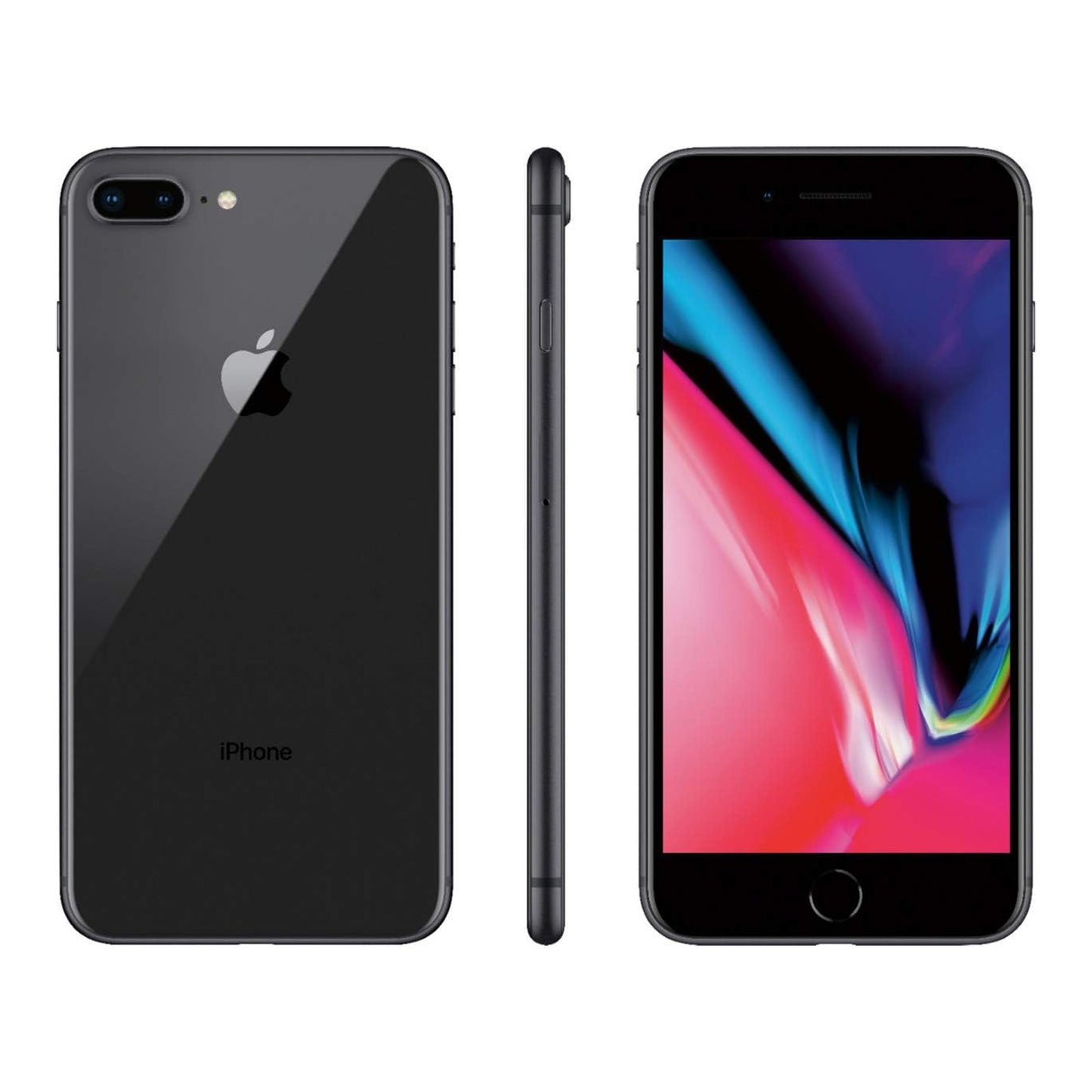 Apple iPhone 8 Plus 64GB, 4G LTE, Space Grey Space Grey