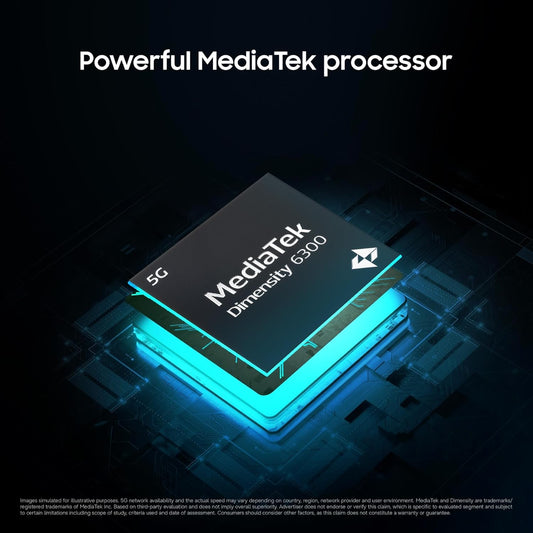 Samsung Galaxy M17e 5G Mobile (Blitz Blue, 6GB RAM, 128GB Storage) | Smoothest 120 Hz Refresh Rate| Monster 6000