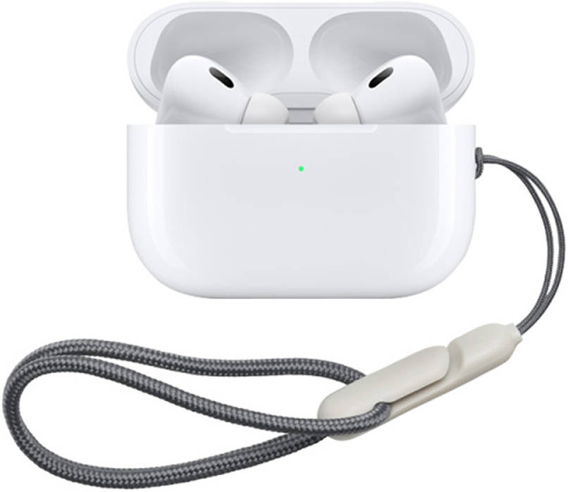 Wiwu Airbuds Pro 2F, Active Noise Cancellation, HIFI Clear Voice, Bluetooth 5.2, Up to 6H Playback, 10m Wireless Range, Tap Function, Pop-up Window, Silicon case & Lanyard, White | AP2FW