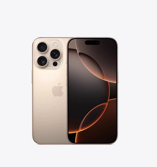 iPhone 16 Pro Max 256GB Desert Titanium – Front & Back View