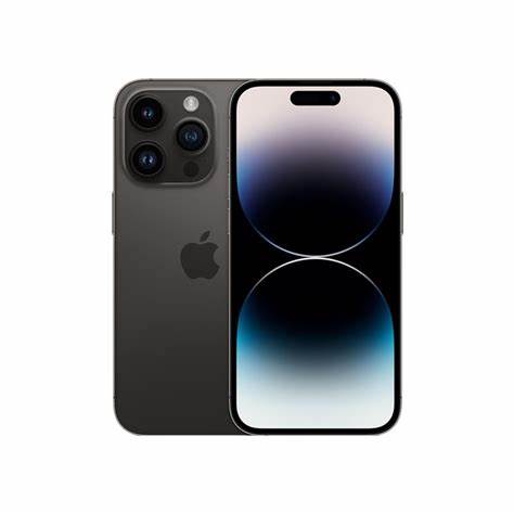 Buy Apple iPhone 14 Pro Max 256GB Space Grey front and back view