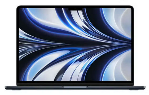 Apple MacBook Air M2 chip 8- core GPU , 8GB, 256SSD , 13.3", Midnight colour