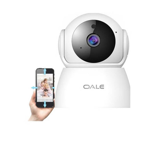 iHome 01 360° Dual-Line Audio Security Camera Supports Night Vision, Motion Detection, Real-