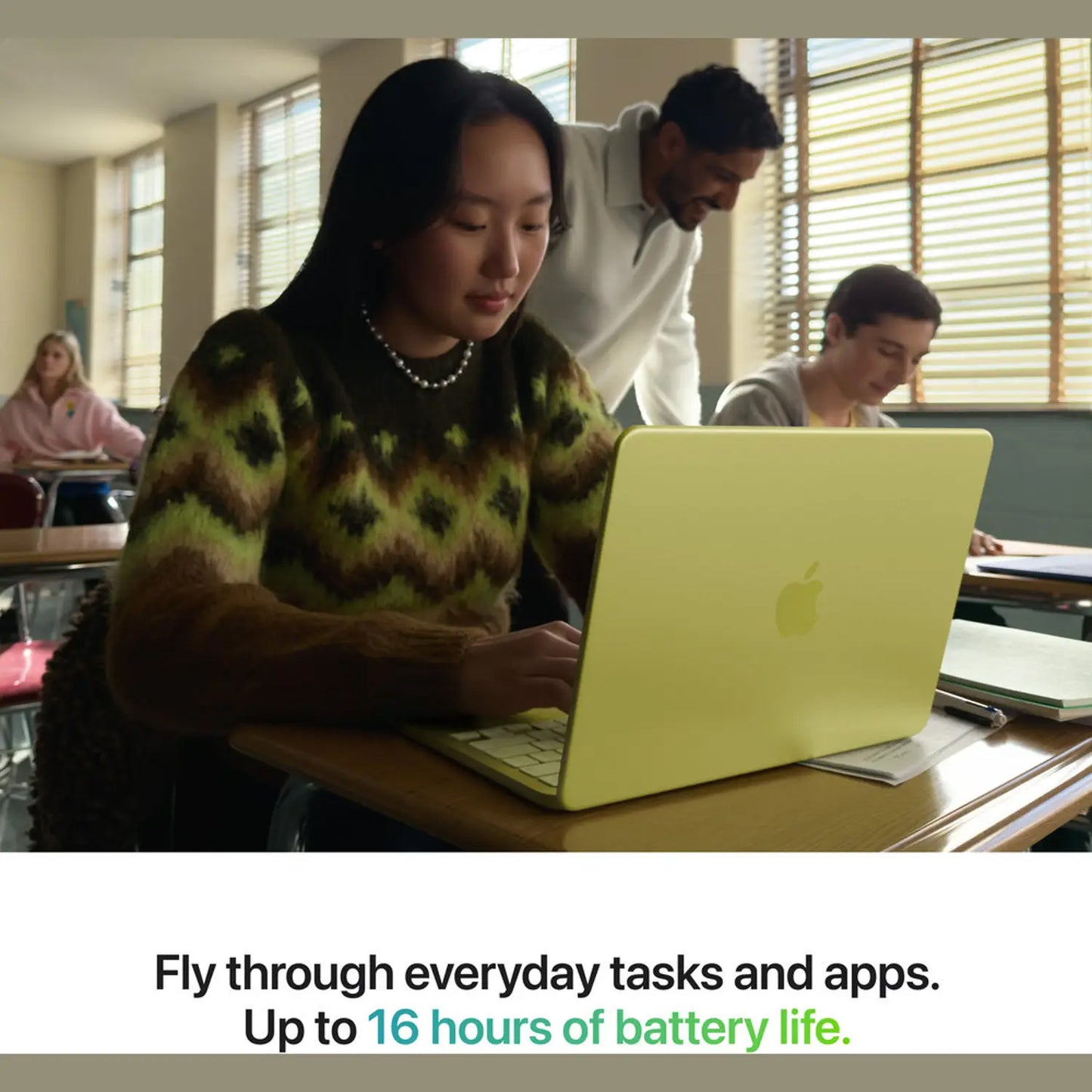 Apple MacBook Neo A18 Pro 13-inch (2026) – 6‑core CPU / 8GB RAM / 256GB SSD / 5‑core GPU / macOS Tahoe / English & Arabic Keyboard / Citrus / Middle East Version