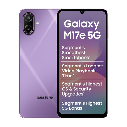 Samsung Galaxy M17e 5G Mobile (Blitz Blue, 6GB RAM, 128GB Storage) | Smoothest 120 Hz Refresh Rate| Monster 6000