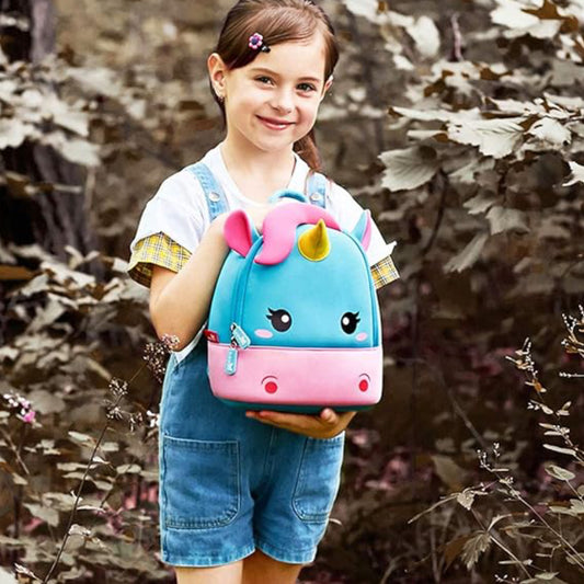 Nohoo WOW Toddler Kids Backpack Cute Unicorn Schoolbag Waterproof, Backpack for Baby Boy and Girl Age 1 to 6 Waterproof Backpack (Unicorn, 7 L)