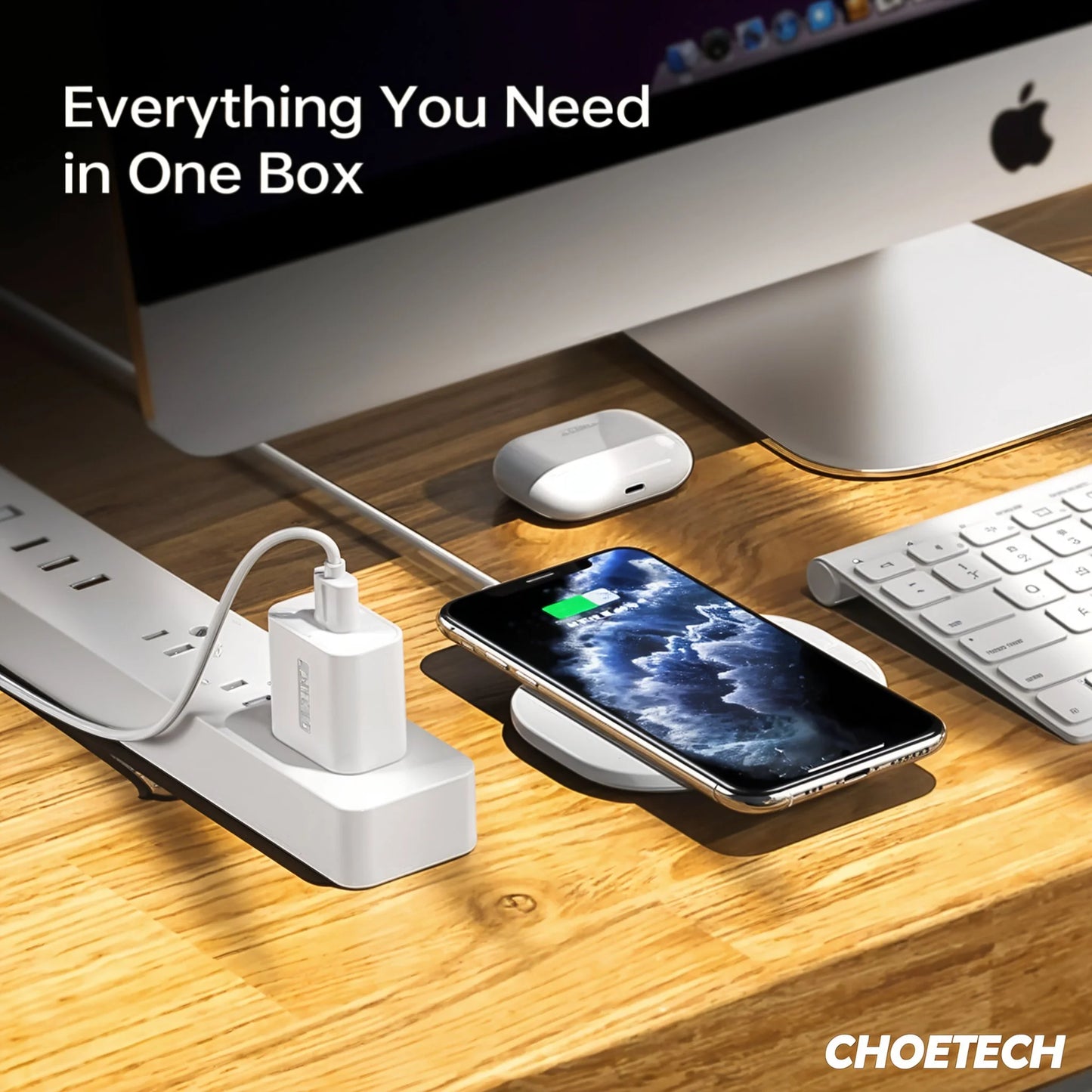 2.4A MFi Certified Lightning to USB Charger & Sync Cable, CHOETECH IP0026