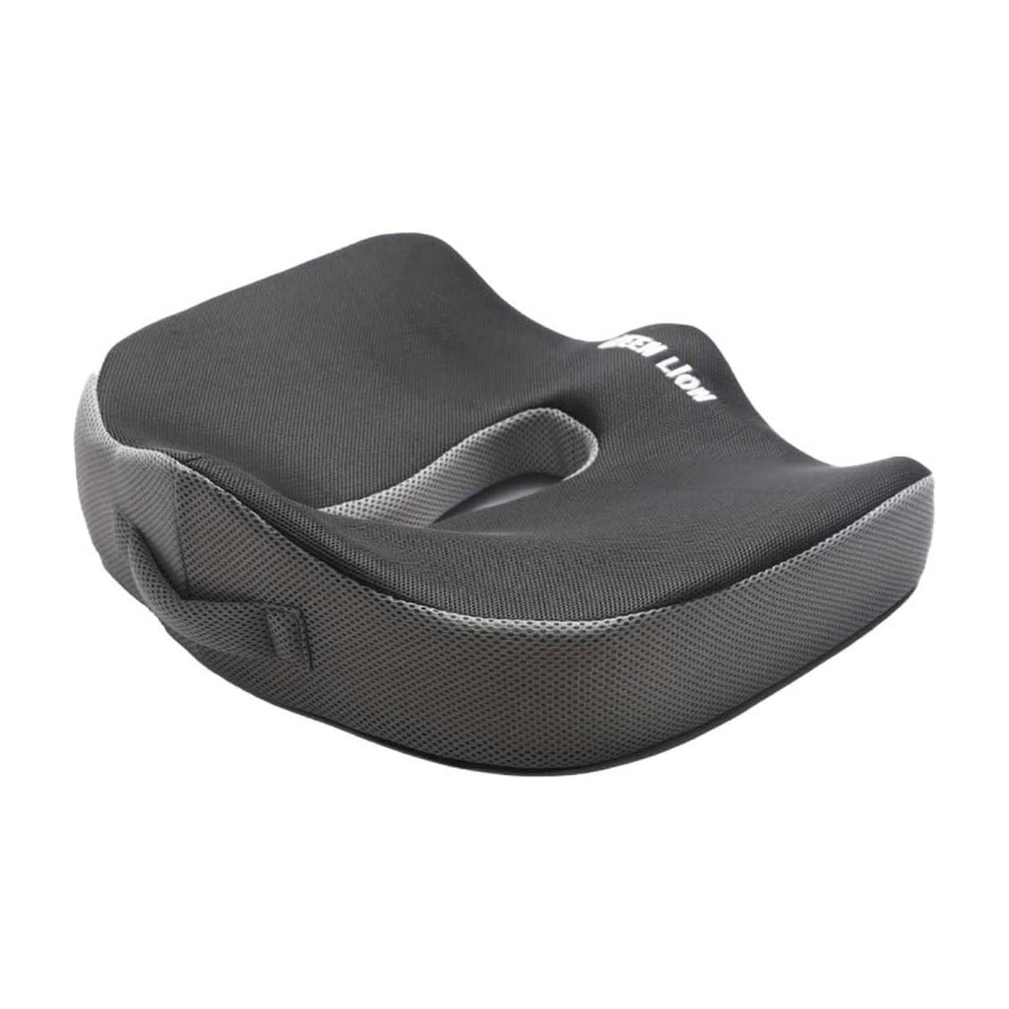 Green Lion Orthopedic Seat Cushion, Memory Foam Seat Cushion, Soft & Skin Friendly Fabric, For Lower Back Pain and Sciatica Tailbone Pain Relief, Fit for Office Chair, Car Seat, Wheelchair and more