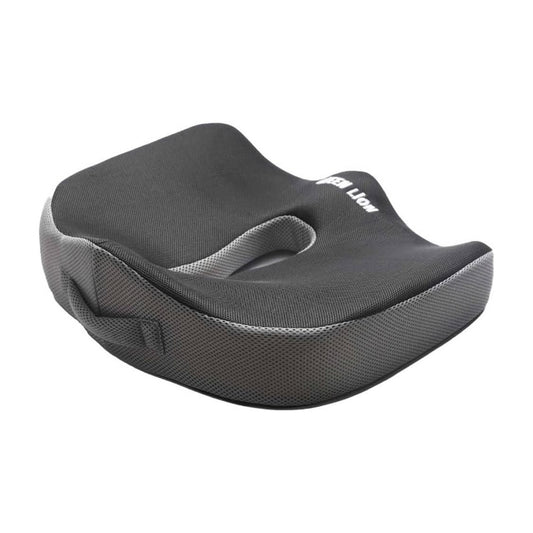 Green Lion Orthopedic Seat Cushion, Memory Foam Seat Cushion, Soft & Skin Friendly Fabric, For Lower Back Pain and Sciatica Tailbone Pain Relief, Fit for Office Chair, Car Seat, Wheelchair and more