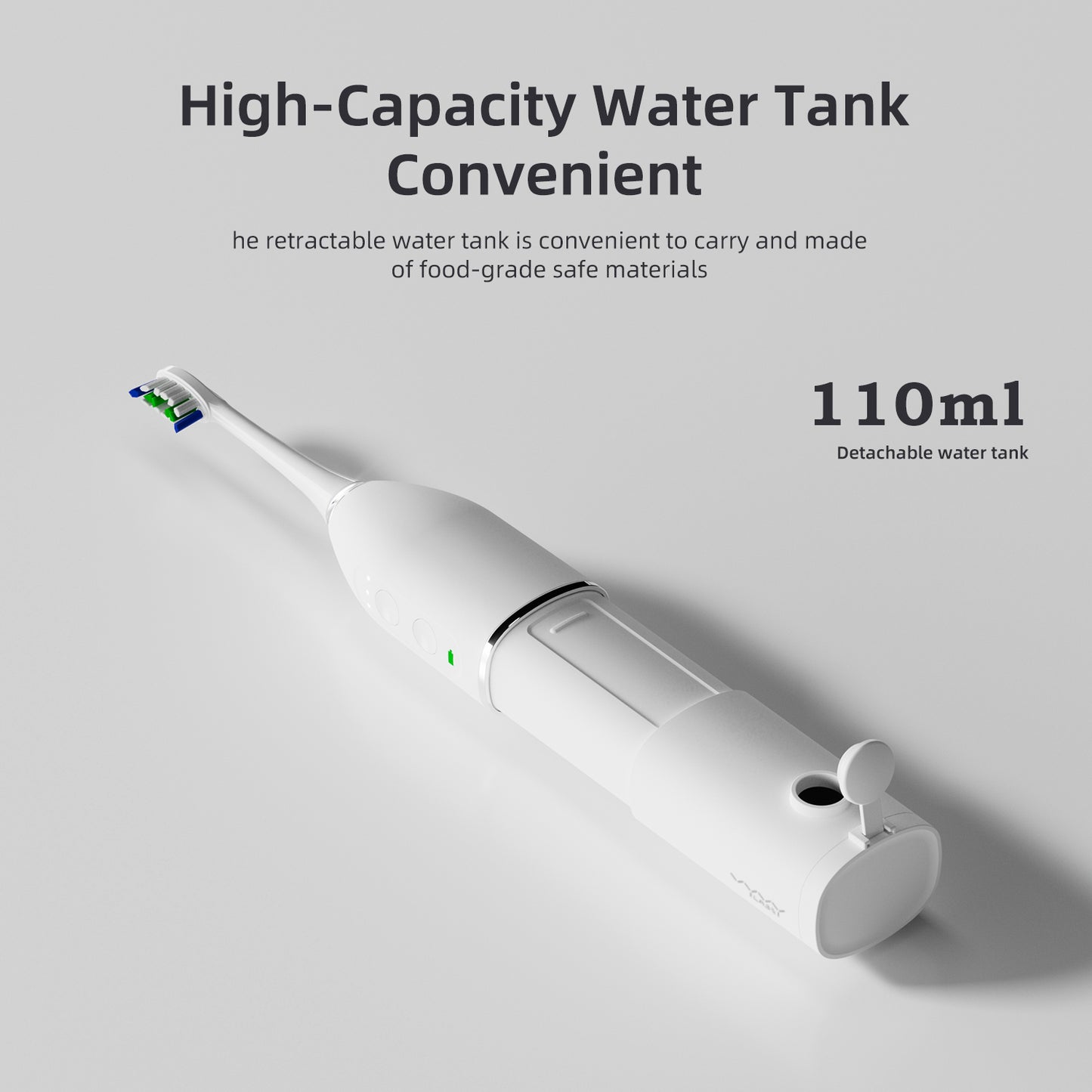 AQUA 2-IN-1 Portable Electronic Toothbrush (with Water Flosser)