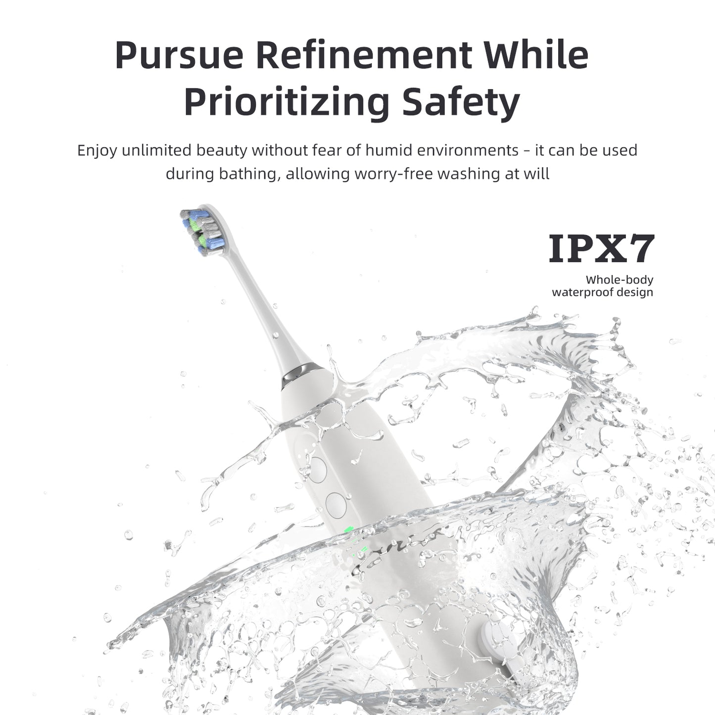 AQUA 2-IN-1 Portable Electronic Toothbrush (with Water Flosser)