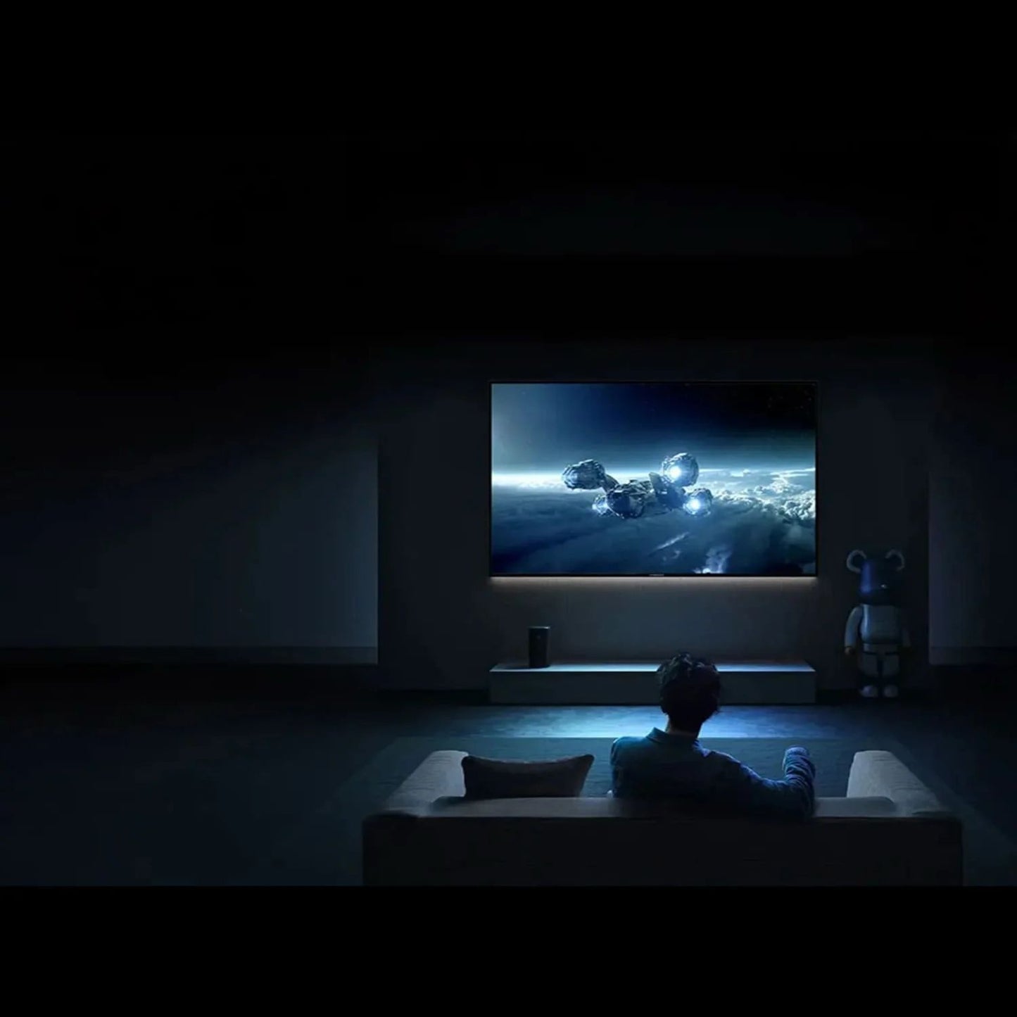 Powerology Break-Proof Android Smart TV 55" - Black