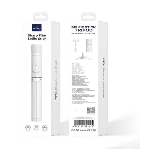 WIWU Wi-SE003 Sharp Film Selfie Stick - White
