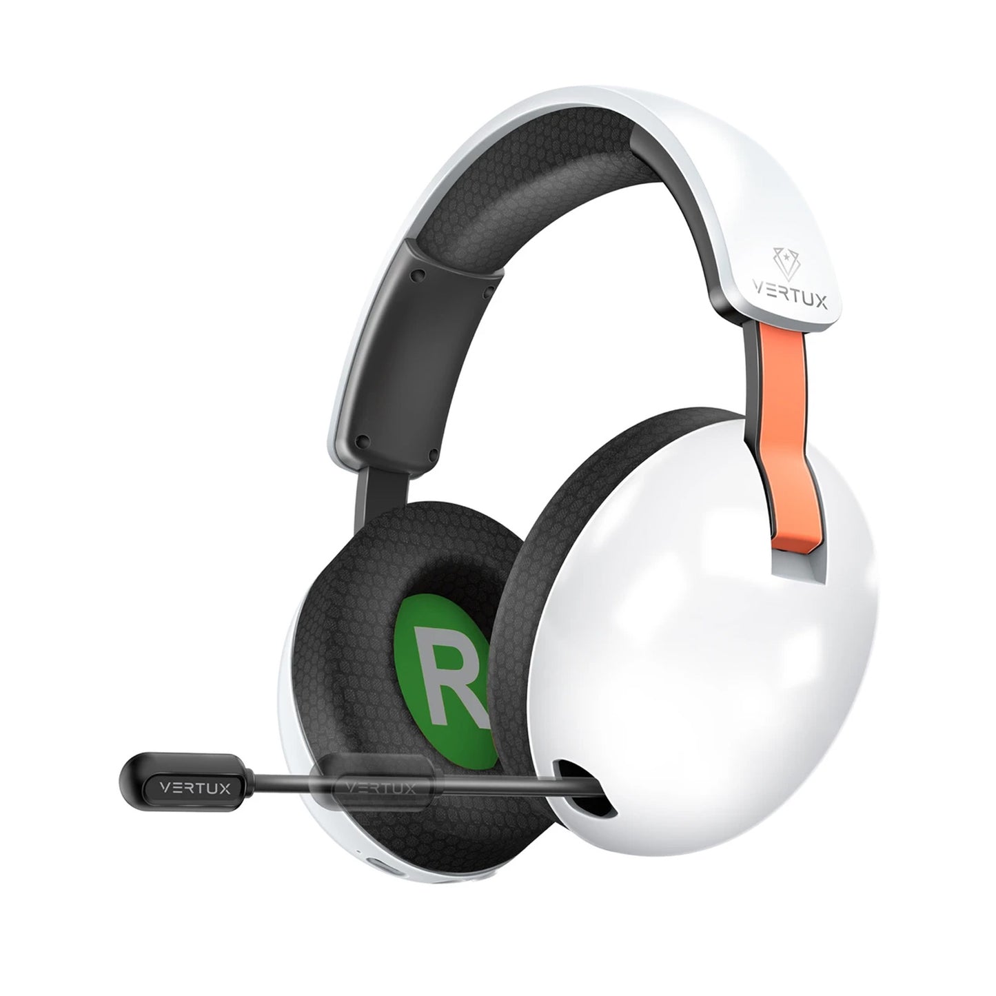 Vertux High-Fidelity Over-Ear Gaming Headset with Triple Mode Connectivity, Retractable