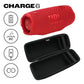 JBL Charge 6 Waterproof Portable Speaker Bundle with gSport Carbon Fiber Case (Red) Visit the JBL Store