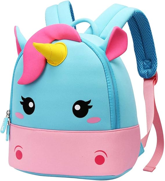Nohoo WOW Toddler Kids Backpack Cute Unicorn Schoolbag Waterproof, Backpack for Baby Boy and Girl Age 1 to 6 Waterproof Backpack (Unicorn, 7 L)