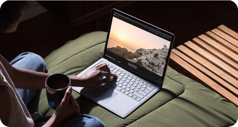 Microsoft  Surface Laptop Intel Core i5 7th Gen 8GB RAM 256GB SSD Win 10 Platinum – Renewed