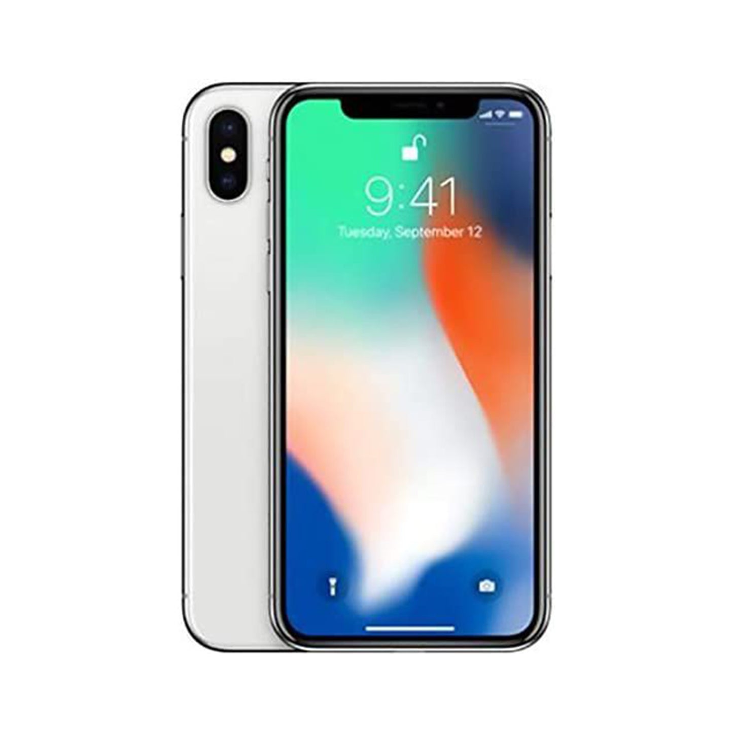 Apple iPhone X, 64GB, 4G LTE Silver