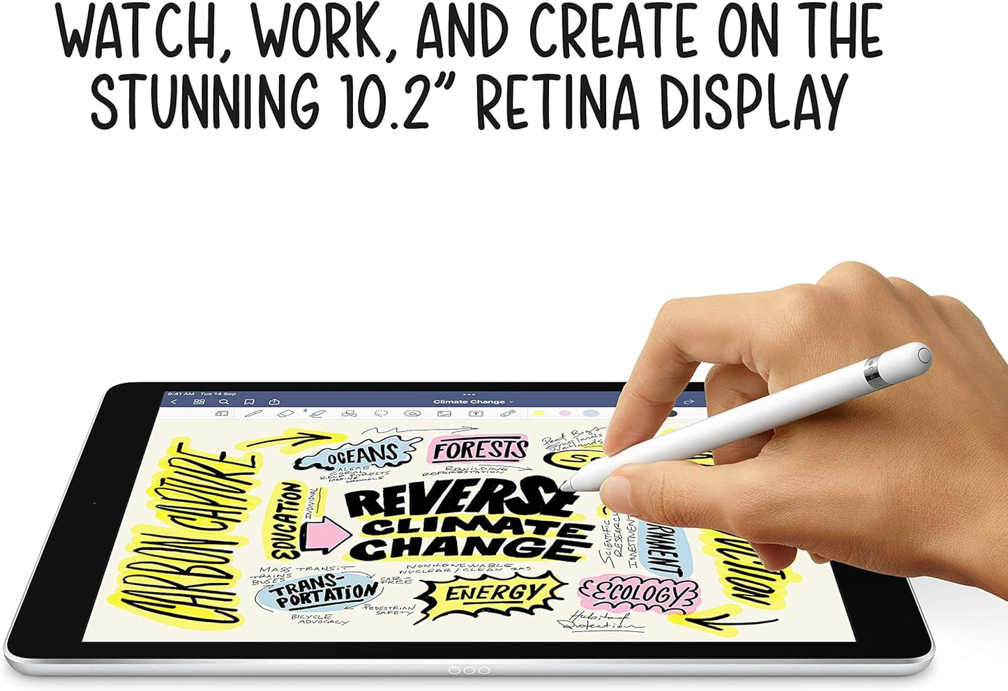 Apple (Refurbished) 2021 iPad (10.2-inch, Wi-Fi, 64GB) - Space Grey (9th Generation)