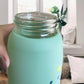 Cute Cartoon Glass Water Bottle with Animal Design Cap, Double Layer Inner Glass Outer Plastic