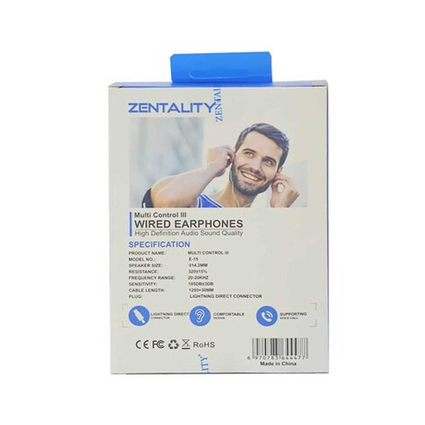 ZENTALITY Wired Earphone with Type-C Connector