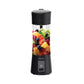 Green Lion Juice Mate Portable Juicer with 380mL Capacity, 6-Blade Design, Up to 15 Blending Cycles, 1200mAh Battery & USB-C Charging Port, LED Indicator, 20 Seconds Single Blend Time, BPA-Free & Food-Grade Material - Black