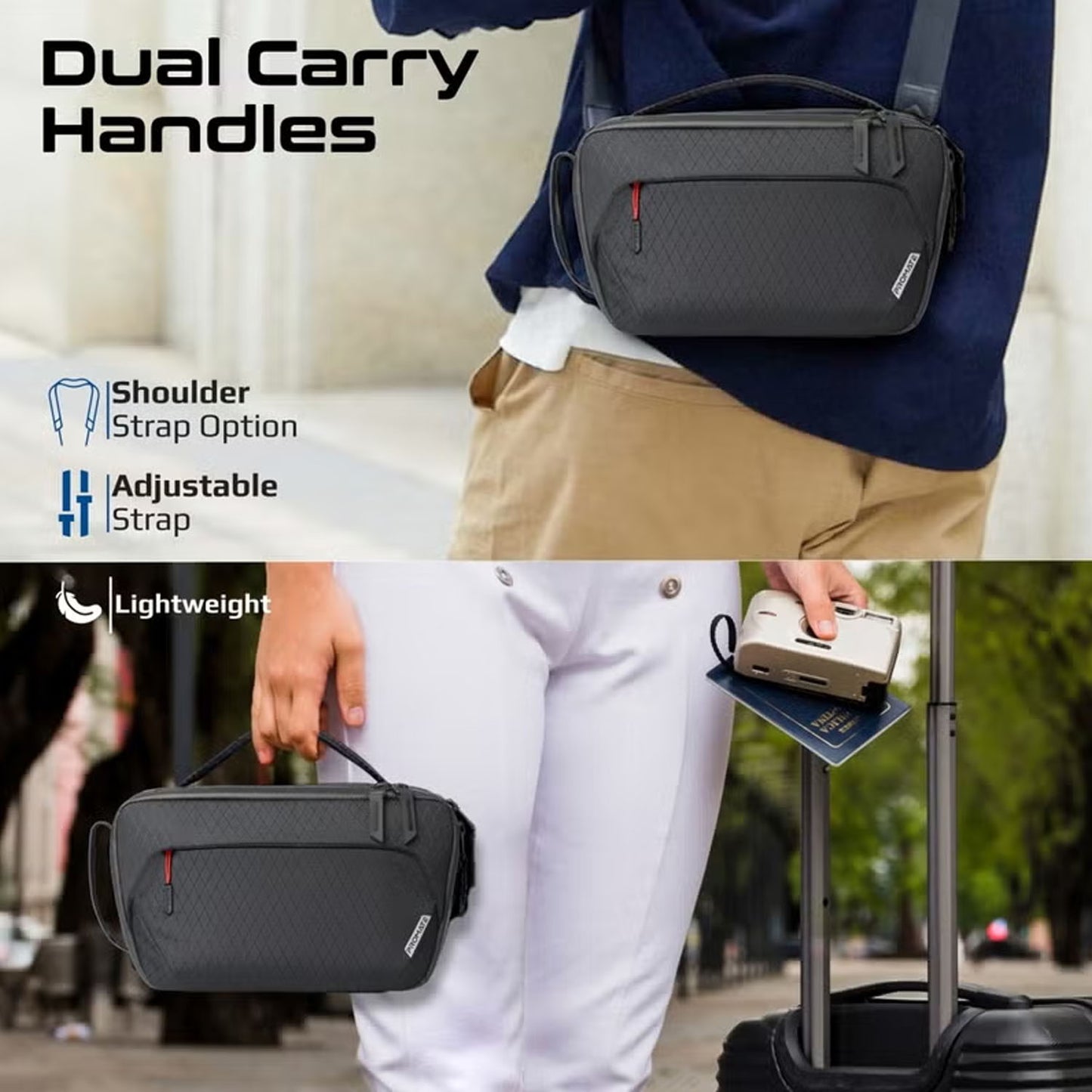 Promate’s Compact Multi-Pocket Accessory Pouch with Smartphone Compatibility