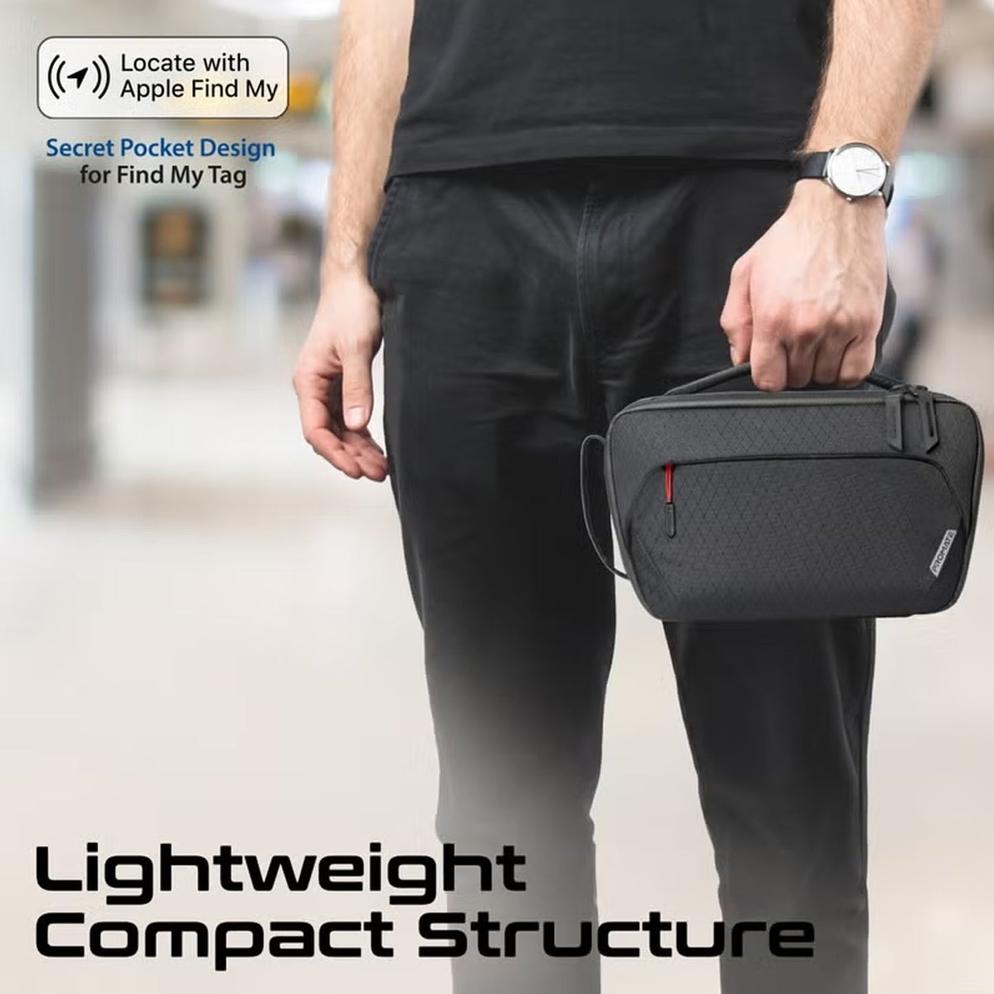 Promate’s Compact Multi-Pocket Accessory Pouch with Smartphone Compatibility