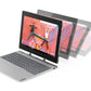 Lenovo IdeaPad D330 Intel Celeron N4020 10.1" (25cm) HD IPS Detachable 2-in-1 Laptop (4GB/128GB eMMC/Windows 10/1 Yr Warranty/Mineral Grey/1.1Kg), 82H0001YIN