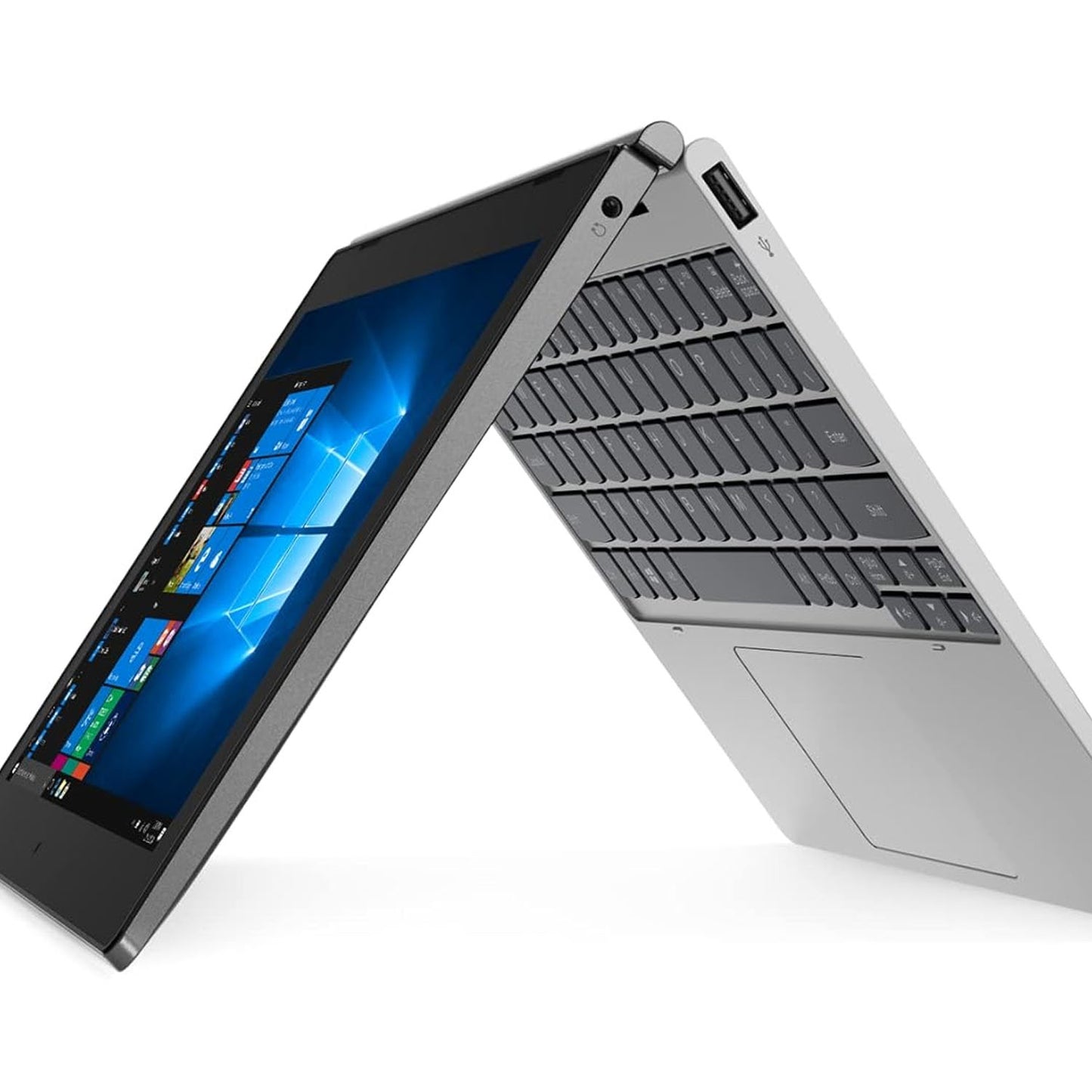 Lenovo IdeaPad D330 Intel Celeron N4020 10.1" (25cm) HD IPS Detachable 2-in-1 Laptop (4GB/128GB eMMC/Windows 10/1 Yr Warranty/Mineral Grey/1.1Kg), 82H0001YIN