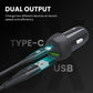 20W Car Power 7 Car Charger with Dual Output (Type-C PD + USB), Fast Charging, Adapter Compatible for Most Cars & Cellular Phones (Black)