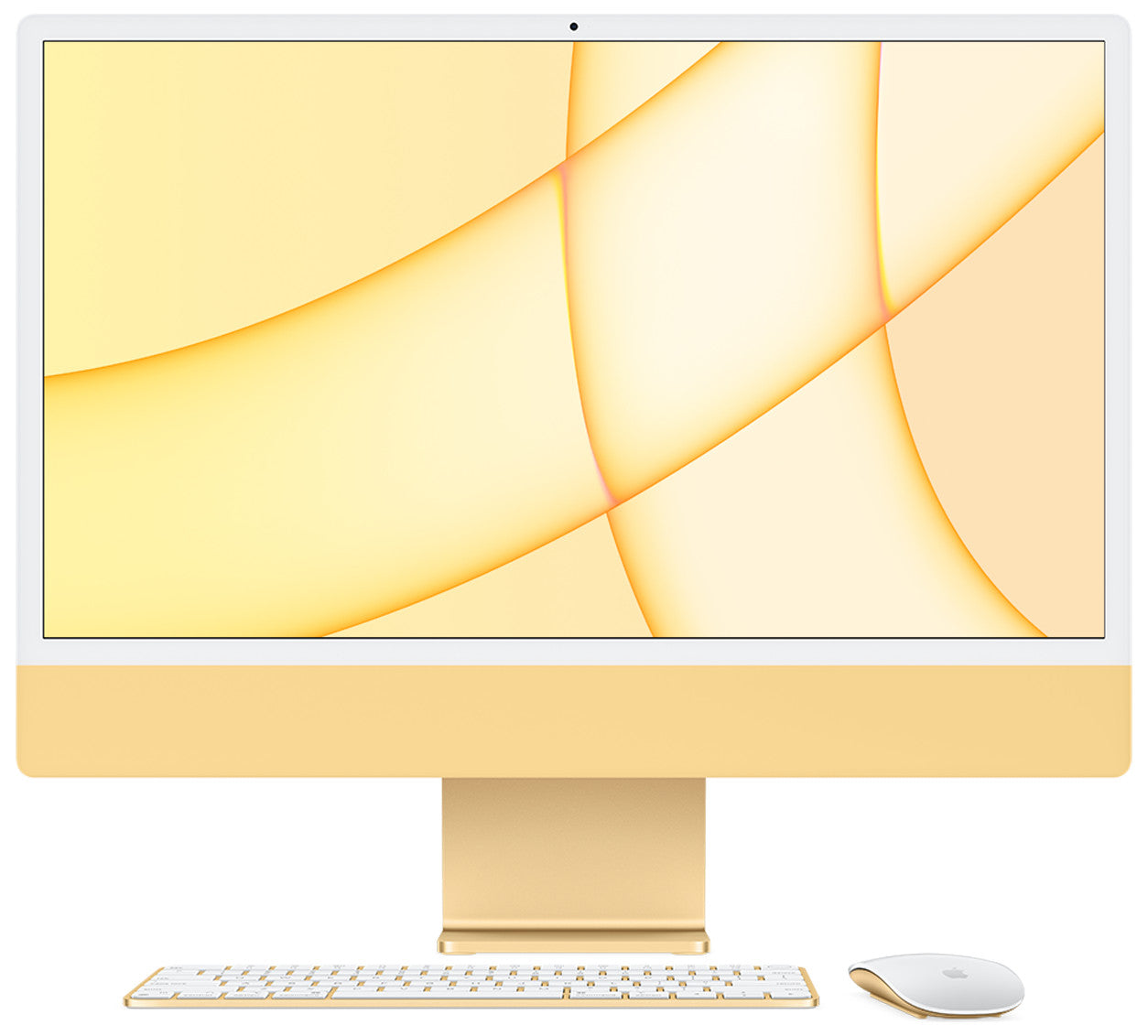 iMac M1 - 7C CPU 8C GPU 256GB SSD 8GB RAM 2 PORT - yellow color