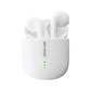 Green Lion Atlanta True Wireless Earbuds with Built-in Microphone, IPX4 Waterproof Level, Voice Assistant, HiFi Sound, Touch Control, 3 Hours Playtime - White