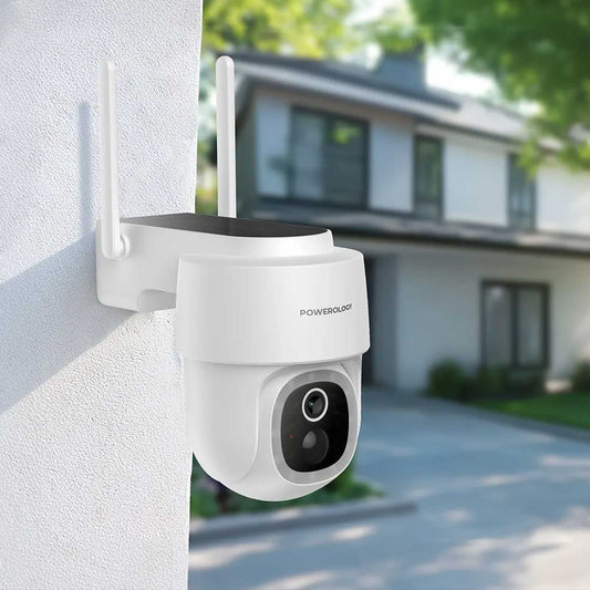 Powerology Built-in Solar Pan Tilt Outdoor Camera