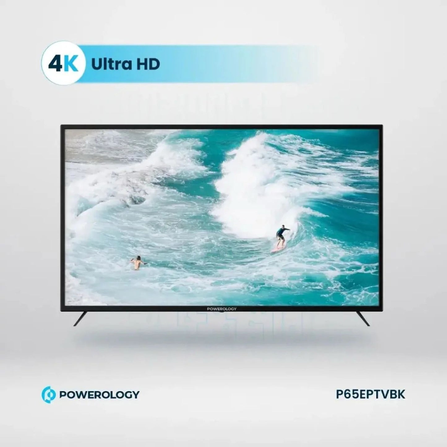 Powerology Break-Proof Android Smart TV 55" - Black