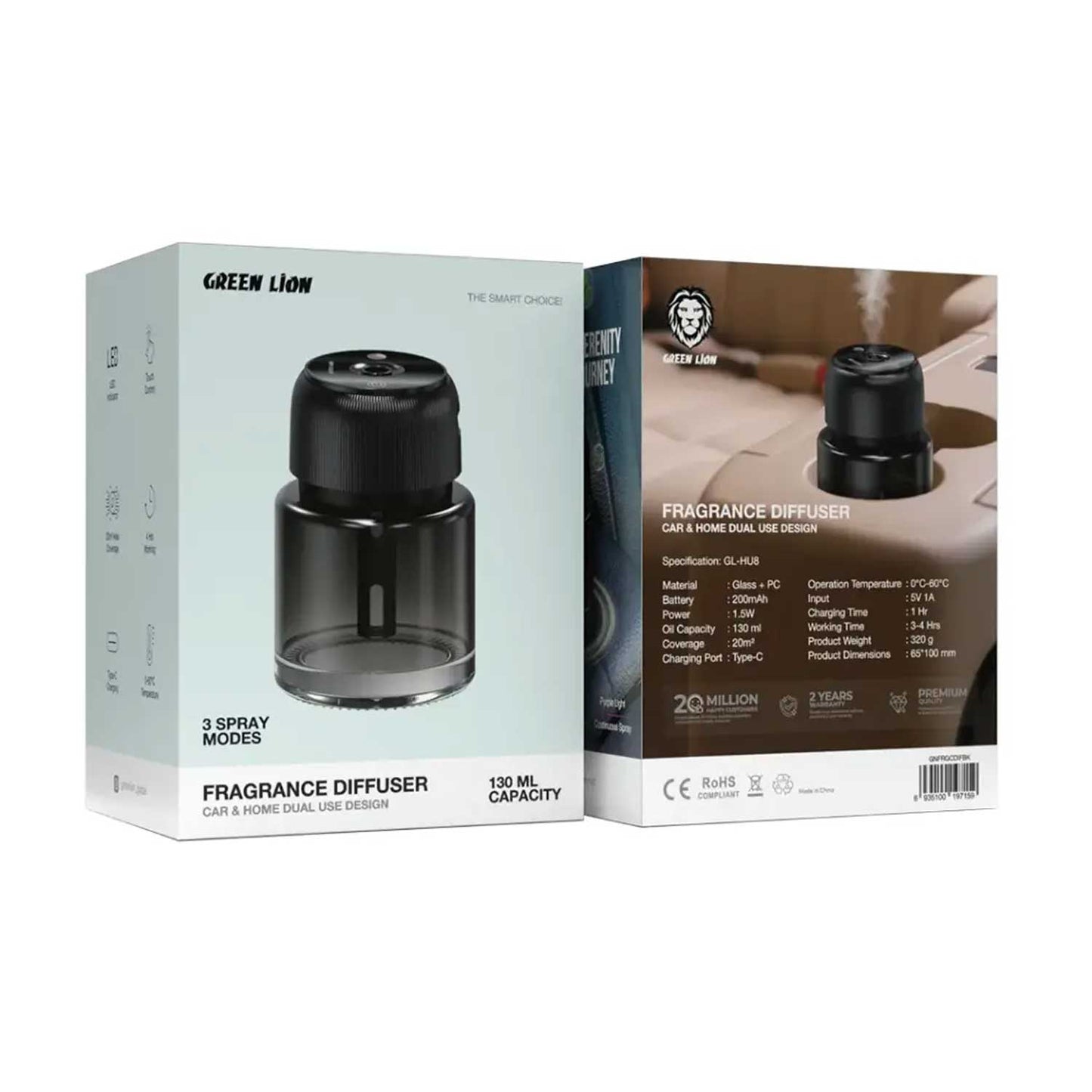 GREEN LION FRAGRANCE DIFFUSER 130ML