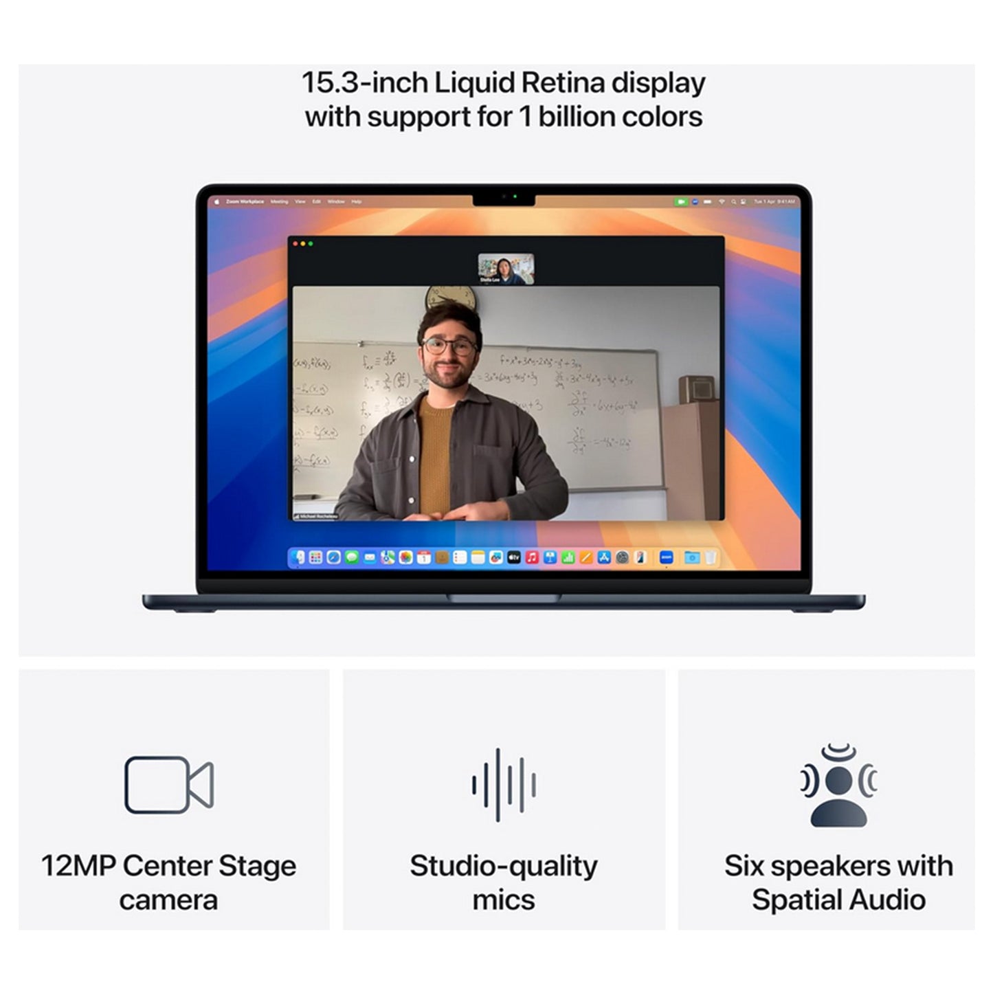 Apple MacBook Air 15" (M4) – Midnight 16GB RAM | 512GB SSD | Liquid Retina Display