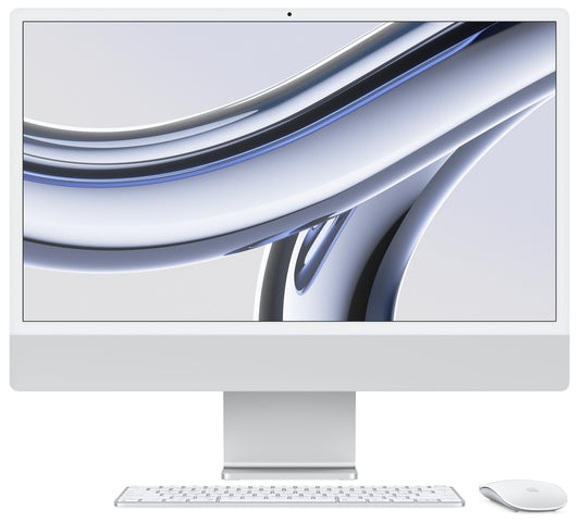 iMac M3 - 8C CPU 10C GPU 256GB SSD 8GB RAM 4 PORT - SILVER COLOR