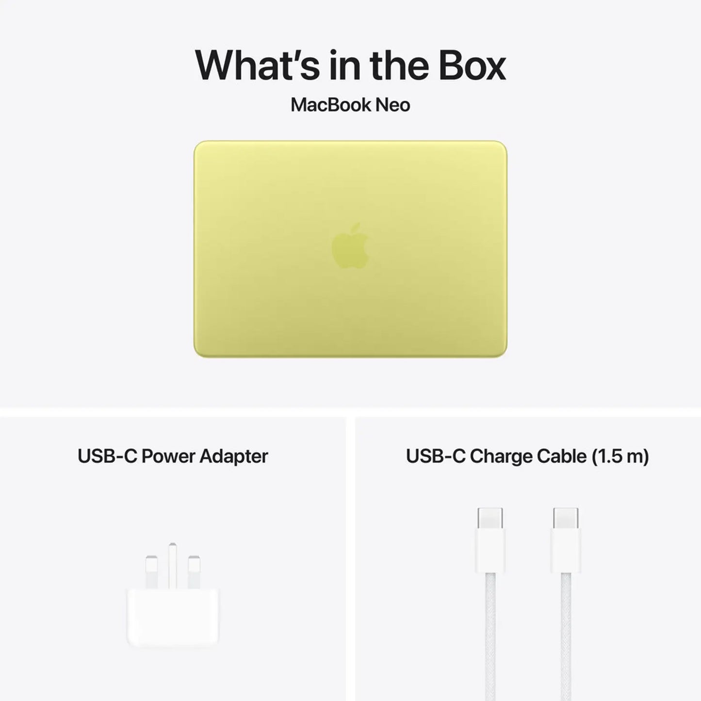 Apple MacBook Neo A18 Pro 13-inch (2026) – 6‑core CPU / 8GB RAM / 256GB SSD / 5‑core GPU / macOS Tahoe / English & Arabic Keyboard / Citrus / Middle East Version