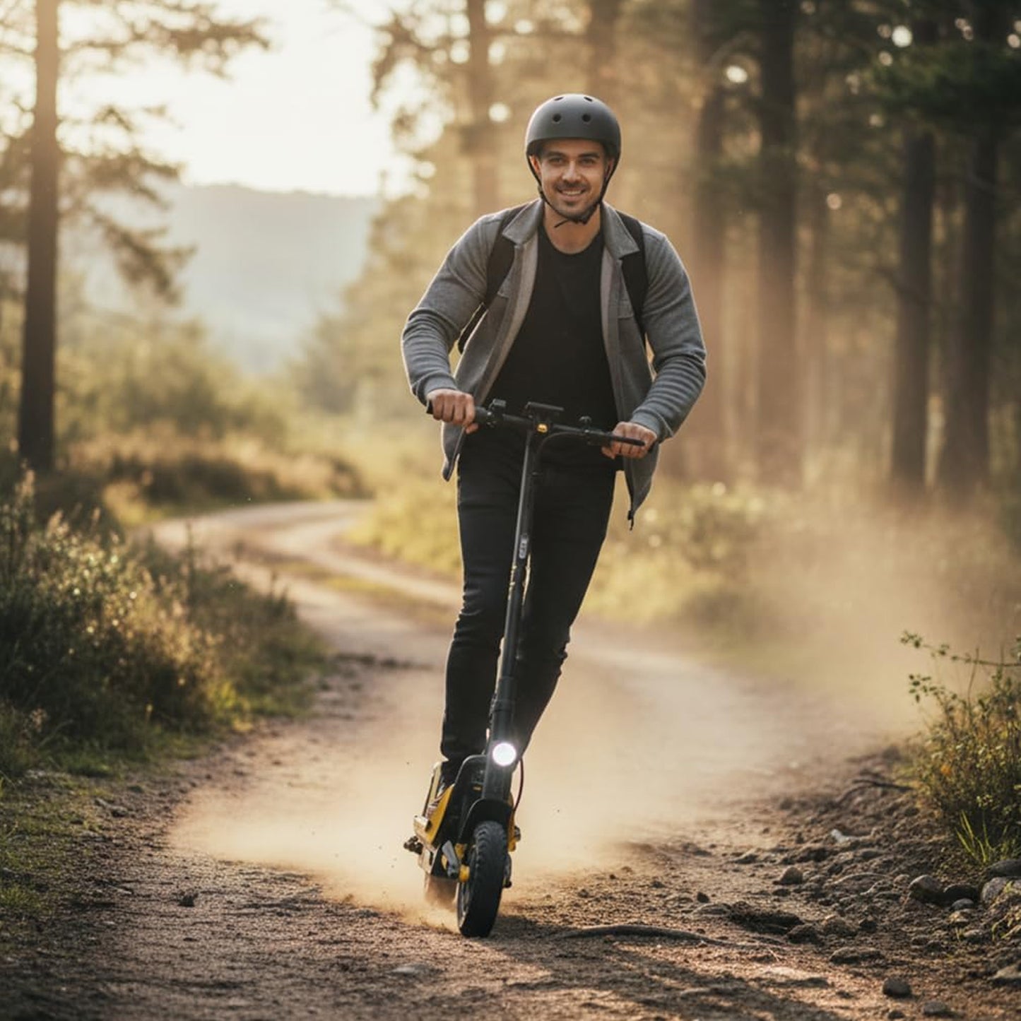 SWITCH Electric Scooter ES-C250 for Adult with 350W Motor, Long Range Battery E-scooter, LED Display