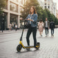 SWITCH Electric Scooter ES-C120 for Adult with 350W Motor, Long Range Battery E-scooter, LED Display