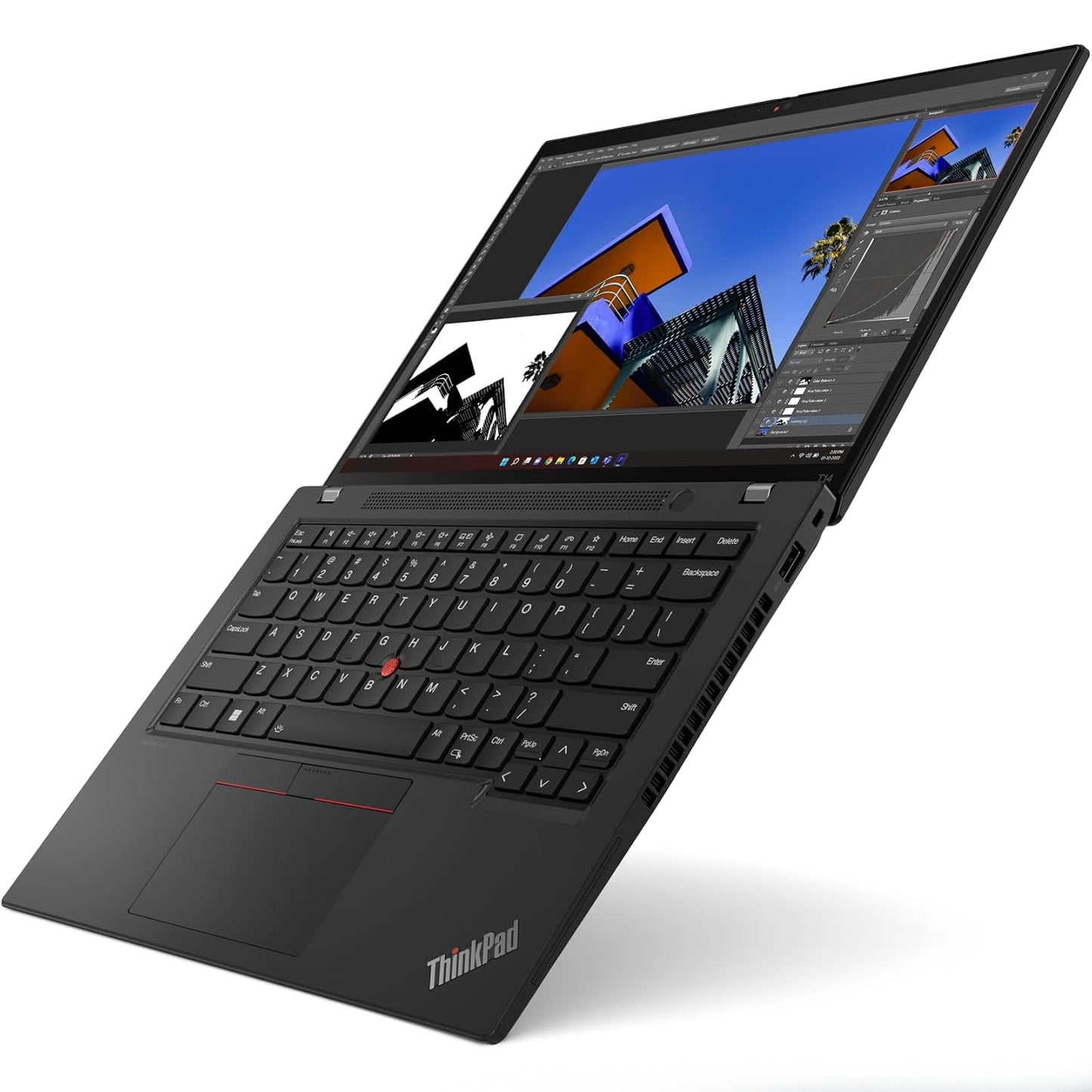 Thinkpad T14s Gen 2 Laptop With 14-Inch Full HD Display,Intel Core i5-1135G7 Processor/Quad Core/11th Gen/16GB RAM/256GB SSD/Intel Iris XE Graphics/Windows 10 Pro English Blac