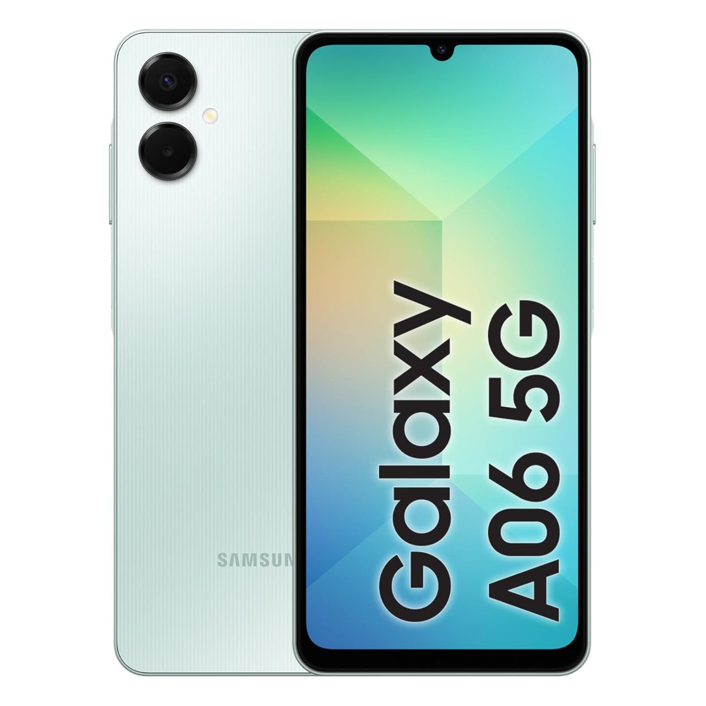 Samsung Galaxy A06 5G, Android Smartphone, Dual SIM Mobile Phone, 6GB RAM, 128GB Storage, Light Green