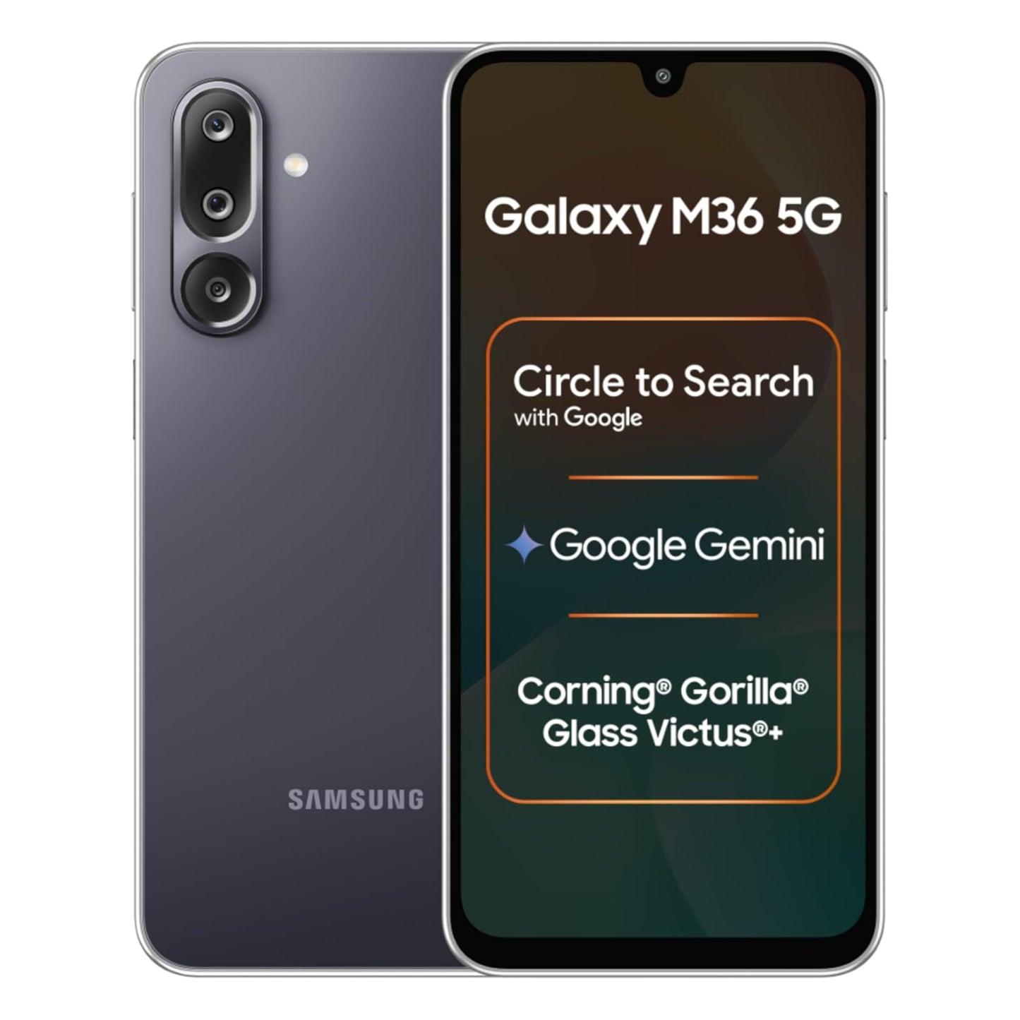 Samsung Galaxy M36 5G – 6GB RAM, 128GB Storage, Black