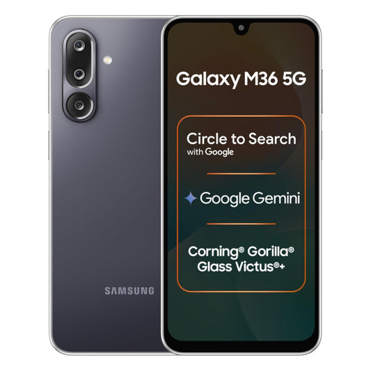 Samsung Galaxy M36 5G – 6GB RAM, 128GB Storage, Black