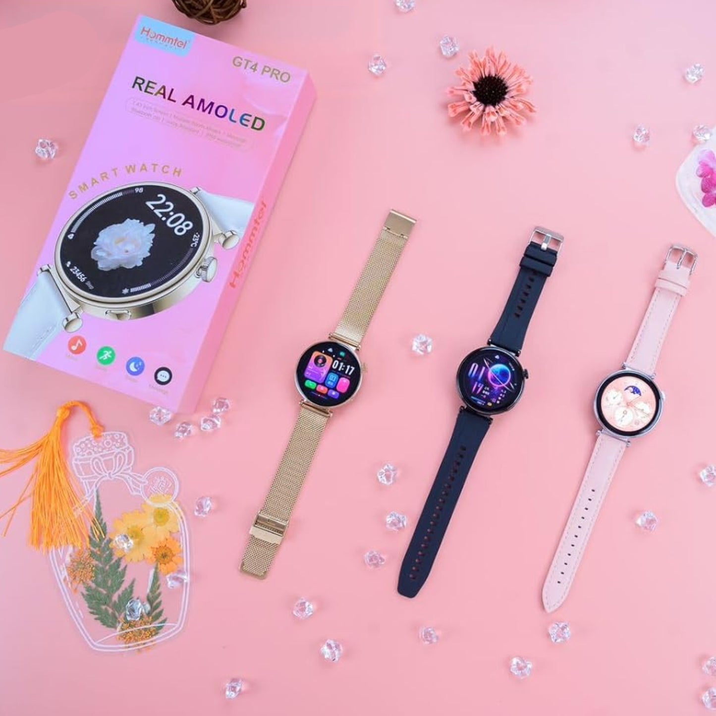 Hommtel GT4 Pro Smartwatch — Real AMOLED Display