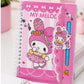 My Melody Cute Spiral Notebook Set with Pen – Kawaii Diary for Kids